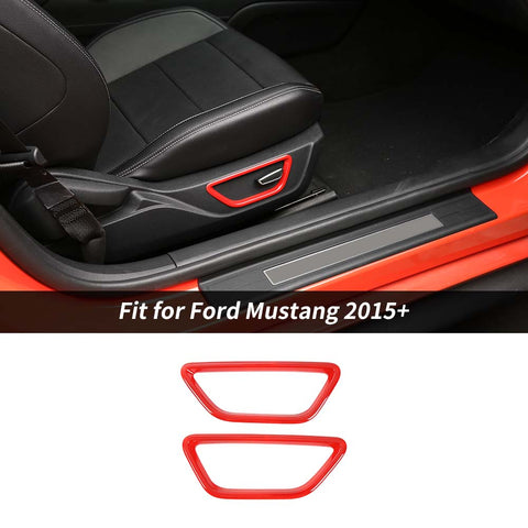 Seat Adjust Switch Button Trim Bezel For Ford Mustang 2015+ Accessories | CheroCar