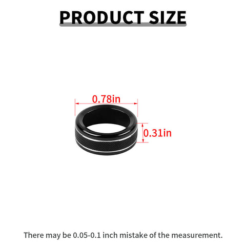 For 2009-2014 Dodge Challenger Center Console Navigation Switch Knob Trim Ring