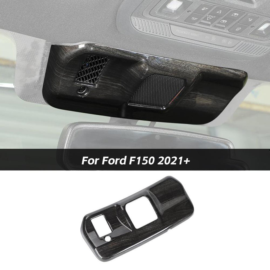 For 2021+ Ford F150 Interior Rearview Mirror Base Panel Cover Trim Decor