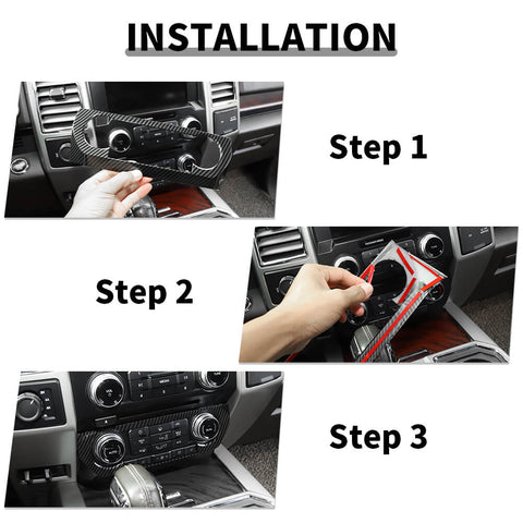 For 2015-2020 Ford F150 Interior 35 x Full Set Decoration Trim