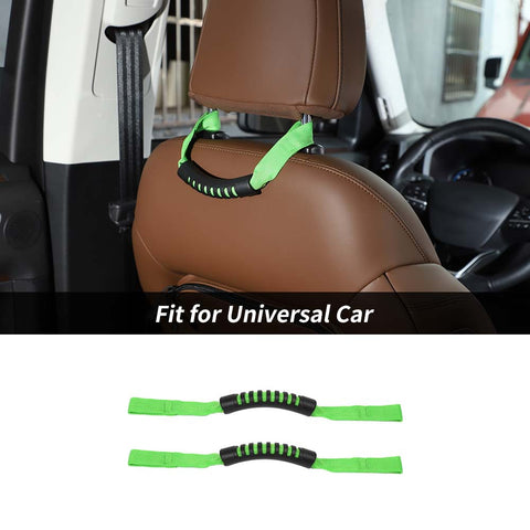 Car Rear Seat Back Headrest Grab Handle Set For Universal Car Accessories | CheroCar