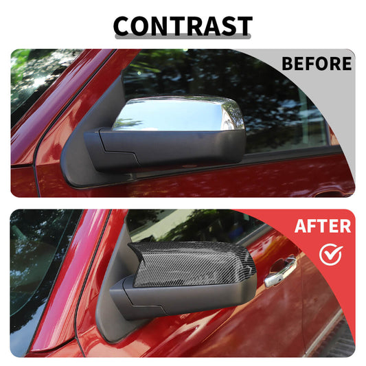 For 2014-2018 Chevy Silverado/Suburban/Tahoe/GMC-YUKON/GMC-SIERRA Rearview Side Mirror Shell Cover Trim Caps (2 pcs)