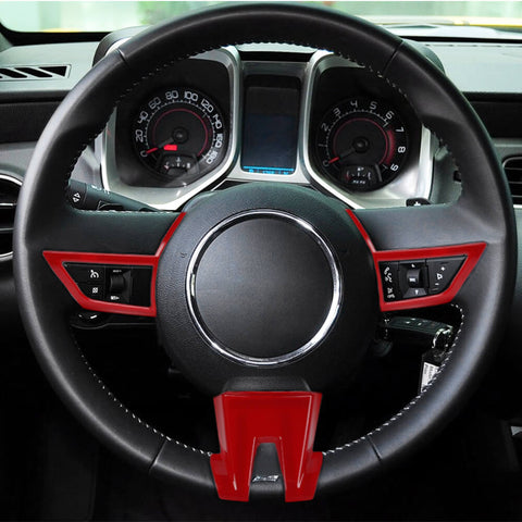 For 2010-2011 Chevy Camaro Center Console Steering Wheel Cover Trim Decor