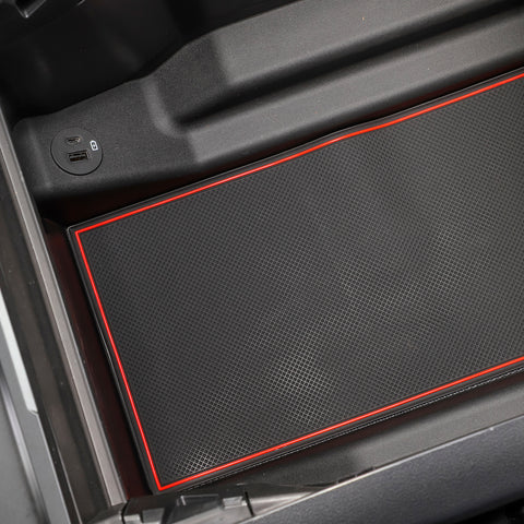 38 x Non-Slip Door Slot Cup Storage Box Mat Interior Pads For Ford F150 2021+ Accessories | CheroCar