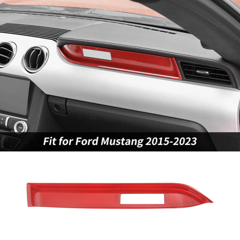 For 2015-2023 Ford Mustang Copilot Passenger Dashboard Cover Trim