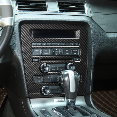 For 2009-2013 Ford Mustang Interior Central Control CD Navigation Panel Trim Cover