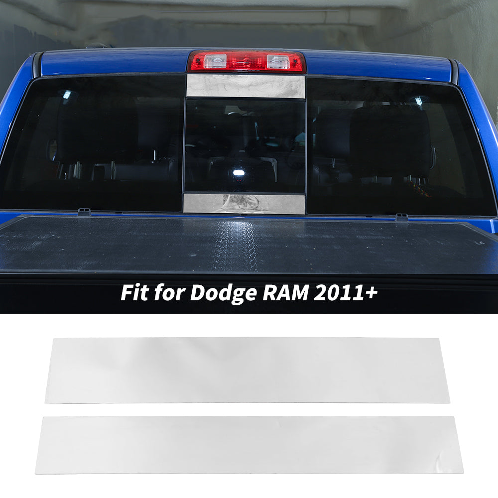 For 2011+ Dodge Ram Car Rear Sliding Window Cover Trim Strips – cherocar