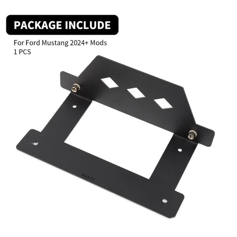 For 2024+ Ford Mustang Front License Plate Frame License Mount Holder