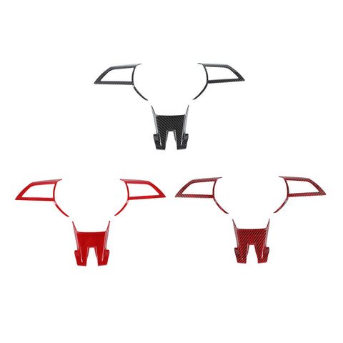 For 2010-2011 Chevy Camaro Center Console Steering Wheel Cover Trim Decor