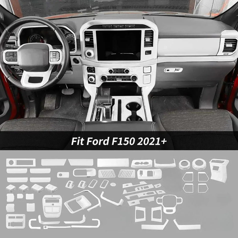 For 2021+ Ford F150 59 x Car Interior Decoration Trim Set