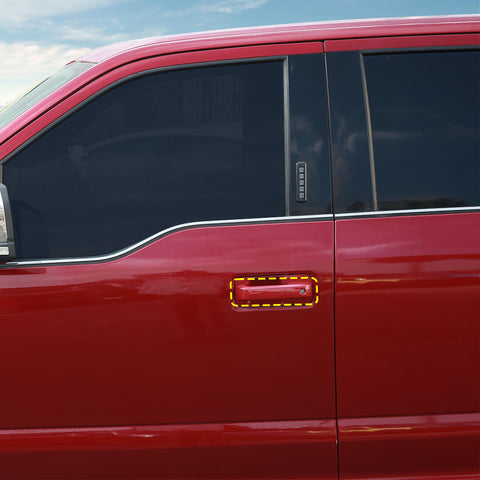 For 2015-2020 Ford F150 Exterior Car Door Handle Shell Cover Trim (2 pcs)
