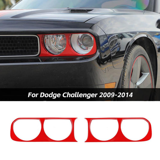 Front Headlight Lamp Cover Trim for Dodge Challenger 2009-2014 Accessories｜CheroCar