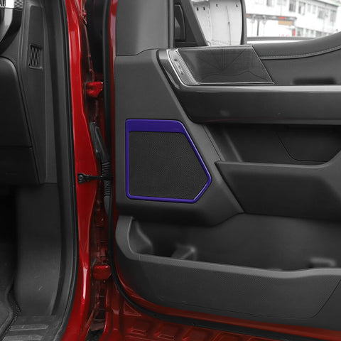 For 2021+ Ford F150 31 x Inner Center Console & Car Door Cover Trim Kit 4 Door Purple