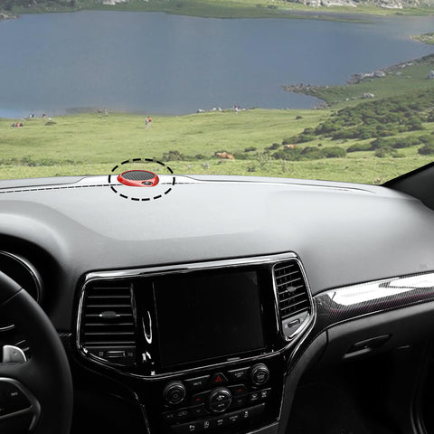 For 2011-2020 Dodge Durango Center Console Speaker Horn Cover Trim Ring