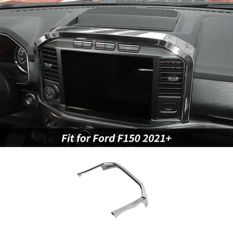 Central Control Navigation Cover Trim Frame For Ford F150 2021+ Accessories | CheroCar