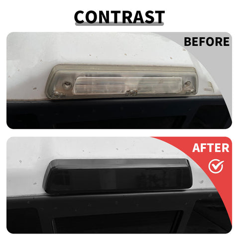 For 2009-2014 Ford F150 Raptor Smoked Black High Brake Light Lamp Cover Trim Cap