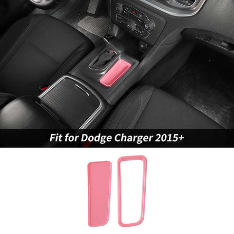 Gear Shift Storage Compartment Decor For Dodge Charger 2015+ Accessories | CheroCar