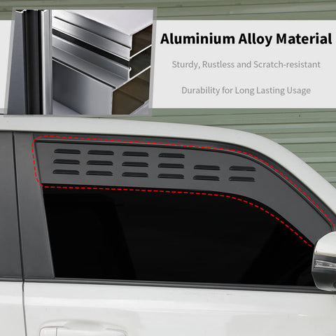 For 2010-2023 4Runner Front Window Louver Ventilation Air Vent Panel Cover