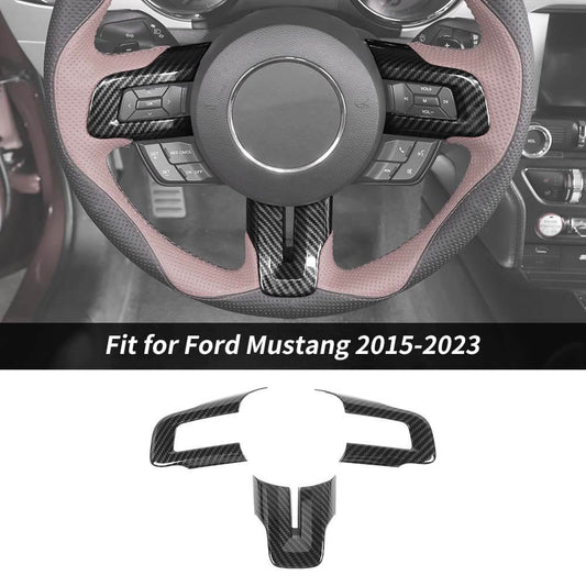 For 2015-2023 Ford Mustang Steering Wheel Moulding Cover Trim