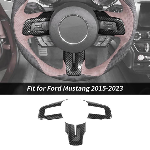 For 2015-2023 Ford Mustang Steering Wheel Moulding Cover Trim