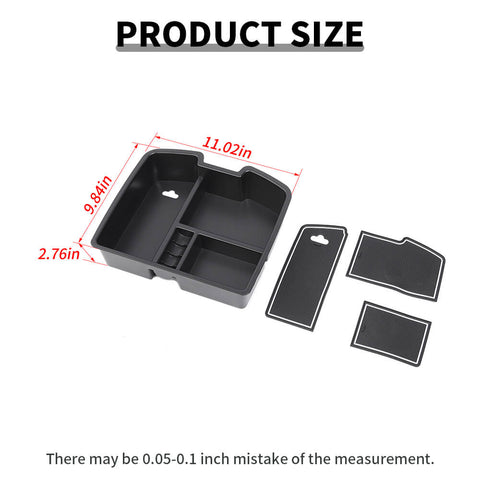 For 2007-2017 Chevy Silverado/Suburban/Avalanche/Tahoe/GMC-YUKON/SIERRA Center Console Armrest Box Storage Box
