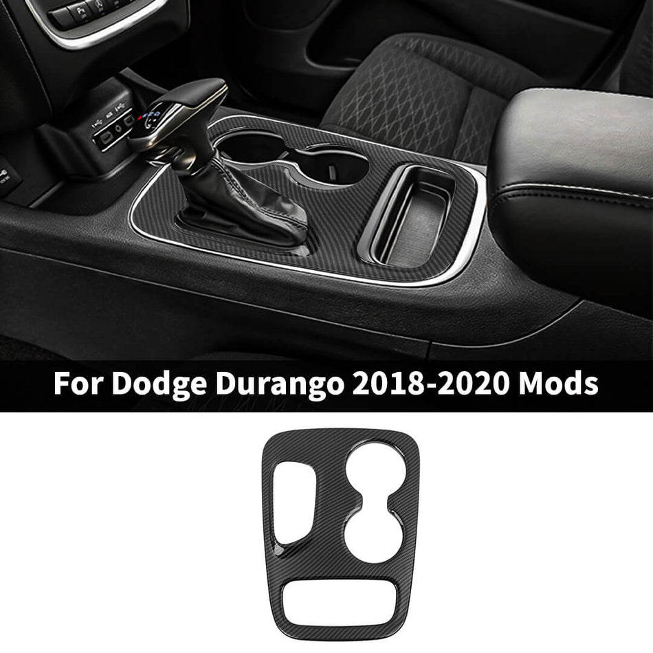 For 2018-2020 Dodge Durango Interior Center Console Gear Shift Panel Trim Cover