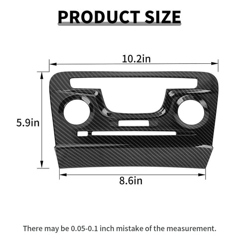 For 2011-2014 Dodge Charger Air Conditioner Control Panel Knob Cover Trim