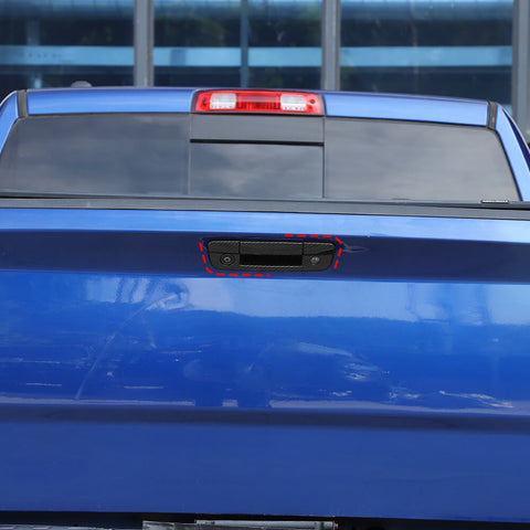 For 2009-2018 Dodge RAM Car Door Handle Rear Tailgate W/Keyhole Trim Cover