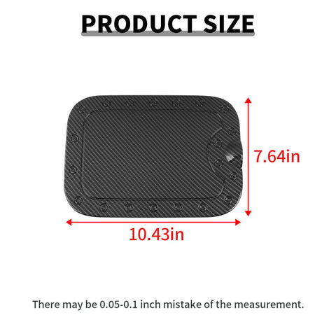 For 2008-2016 Ford F250/F350/F450/F550 Gas Cap Fuel Door Gas Tank Cover Trim