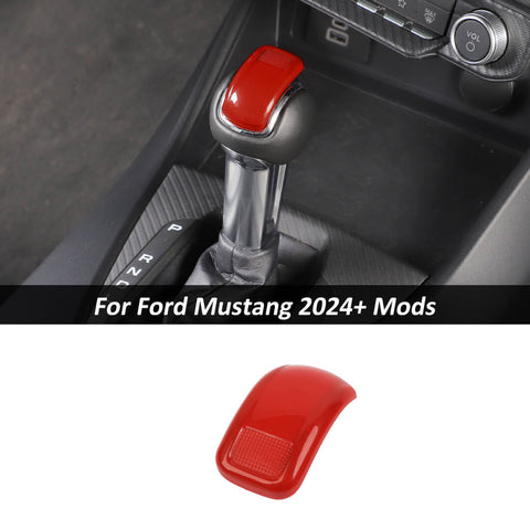 For 2024+ Ford Mustang Center Console Gear Shift Knob Head Trim Cover