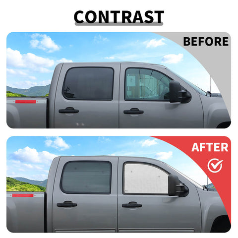 For 2007-2013 Chevy Silverado/GMC-SIERRA Windshield Sunshade Sun Shade Heat Shield Window Sun Visor Mat
