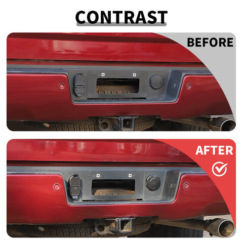 For 2014+ Chevy Colorado/2014-2021 Silverado Trailer Power Vent Rear Spare Tire Lock Cover Trim