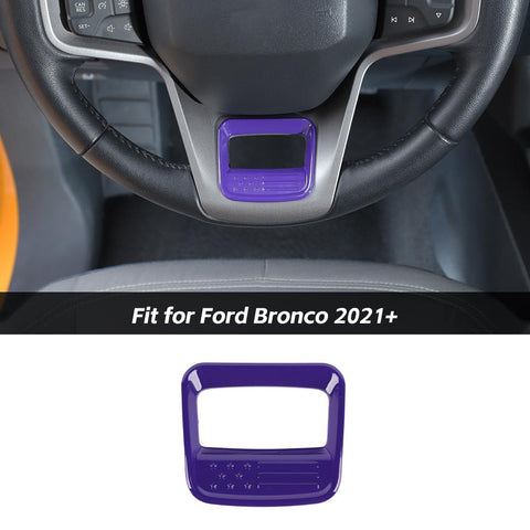 Steering Wheel Trim Decor Cover For Ford Bronco 2021+ US Flagh Accessories | CheroCar