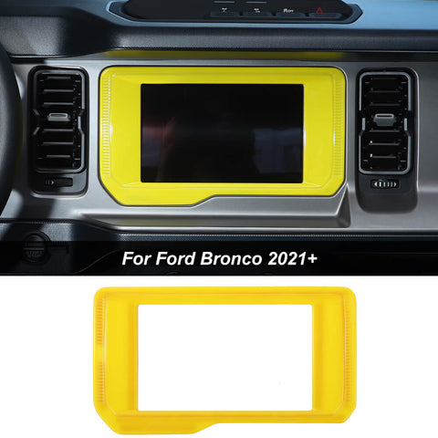 Center GPS Navigation Panel Frame Cover Trim For Ford Bronco 2021+ Accessories｜CheroCar