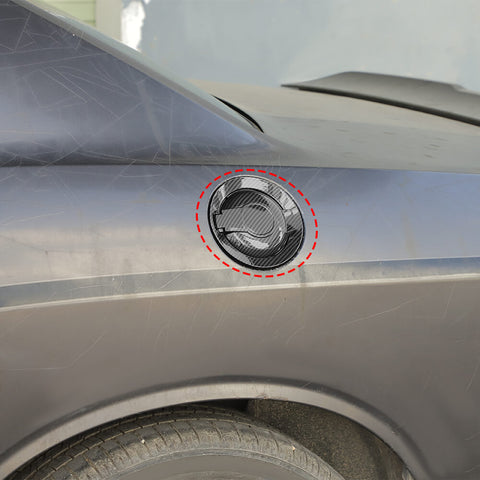 For 2009+ Dodge Challenger Gas Cap Fuel Filler Door Tank Cap Trim Cover