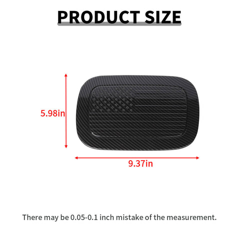 For 2011-2020 Dodge Durango Fuel Gas Door Cover Trim Overlay Fuel Tank Cap