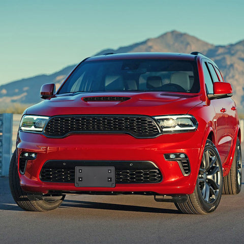 For 2021+ Dodge Durango Front License Plate Bracket Panel Bezel