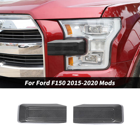 For 2015-2020 Ford F150 Front Face Bumper Headlight Grille Cover Trim