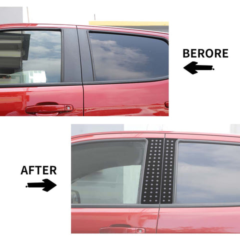 For 2014-2022 Chevy Colorado Window Pillar Posts Cover Trim