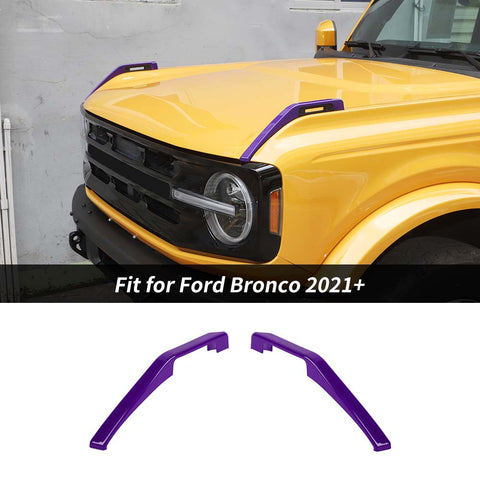 Front Engine Hood Hinge Cover Trim For Ford Bronco 2021+ Accessories｜CheroCar