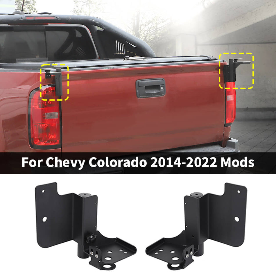 For 2014-2022 Chevy Colorado/GMC-CANYON Rear Tailgate Flagpole Antenna Mount Bracket Holder