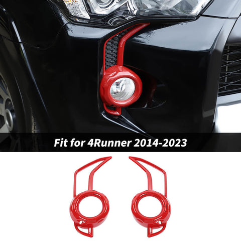 For 2014-2023 Toyota 4Runner SR5/TRD Pro Car Front Fog Light Lamp Decor Cover Trim
