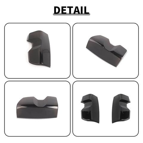 For 2023+ Chevy Colorado Smoked Black Rear Taillight Light Lamp Cover Trim