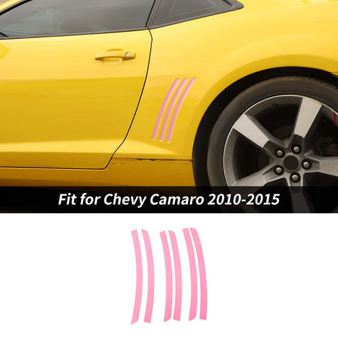 6 x Side Fender Vent Stripe Panel Insert Sticker Decal Stickers For Chevy Camaro 2010-2015 Accessories | CheroCar