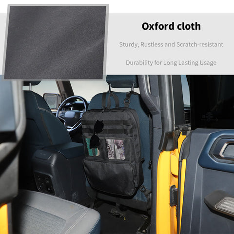 For Universal Car Interior Rear Seat Back Organizer Storage Bag Accessories