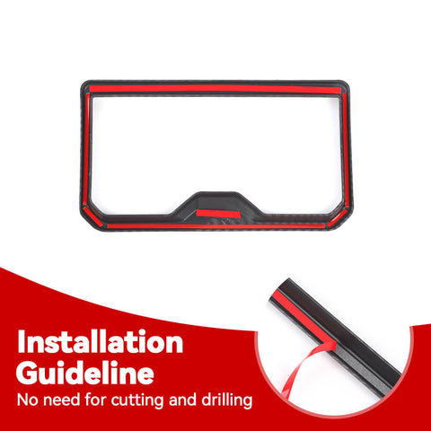 For 2024+ 4Runner Interior Front Center Gear Shift Cup Holder Cover Trim