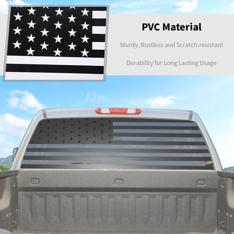 For 2007-2013 Chevy Silverado Rear Window Glass Sticker Decal Cover Trim