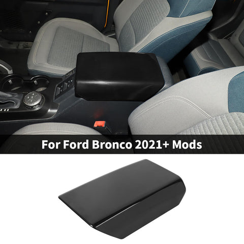 For 2021+ Ford Bronco Center Console Armrest Box Panel Trim Cover Protector
