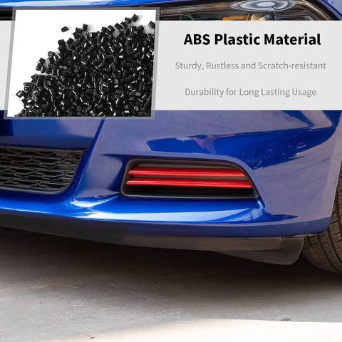 For 2015+ Dodge Charger Front Bumper Strips Overlay Trim Cover