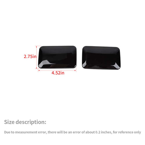 Front Fog Light Lamp Decor Cover Trim Guard For Ford F150 2015-2020 Smoked Black  Accessories | CheroCar